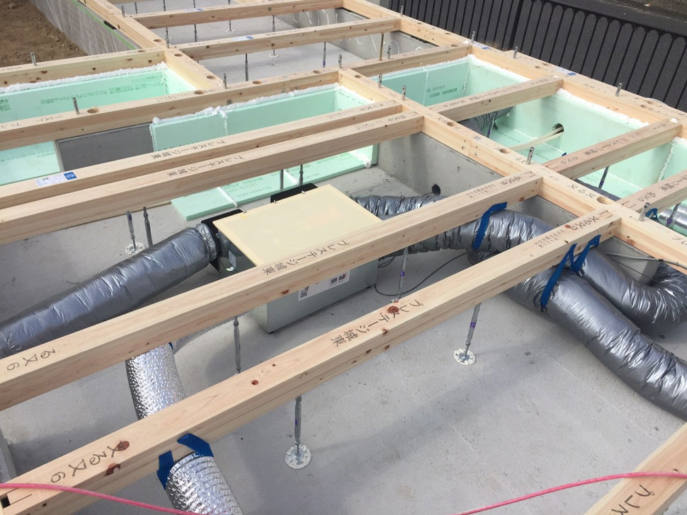 こだわりの基礎とエコ・アイ換気